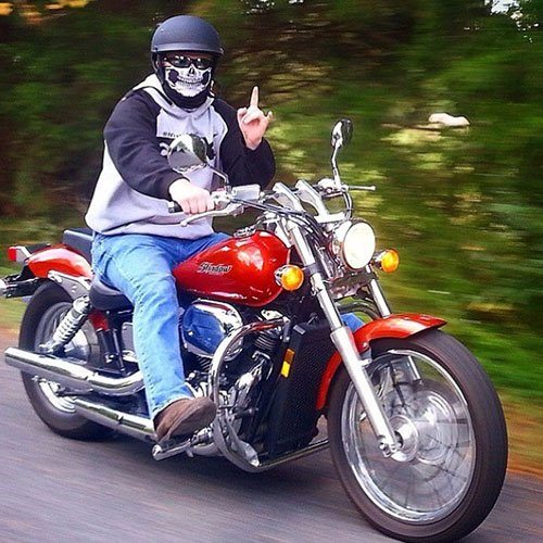 ✅ Deathhead Hoodie Mask Motorcycle Biker Hide Nose Bike Tower Neck Scarf  Face
