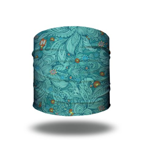 aquamarine floral headband