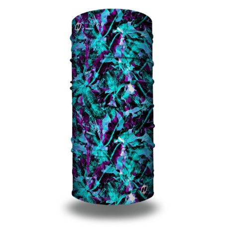 purple blue tropical miami headband bandana