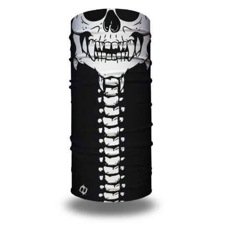 skull with spine motorcycle face mask bandana HRB12