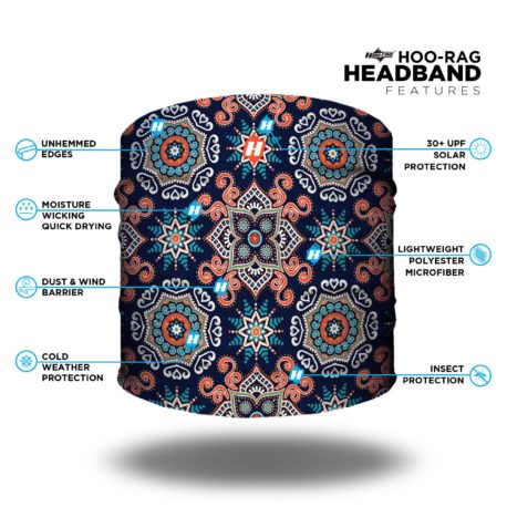 bohemian style mandala headband features list
