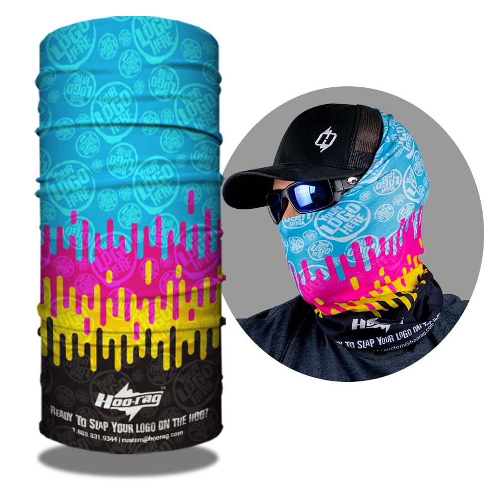 Mayelia Outdoors Face Shield Black Skull Dust Wind Neck Gaiters Multifunctional Printed Face Scarf Printed Breathable Motorcyle Face Bandana for Women and Mens 