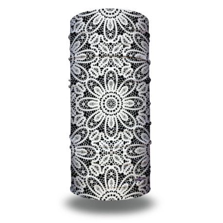 Black and White Lace Yoga Headband | Bandanas by Hoo-rag just $15.95