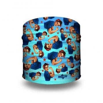 Rosie icon patterned Yoga Headband | Bandanas by Hoo-rag, just $9.95