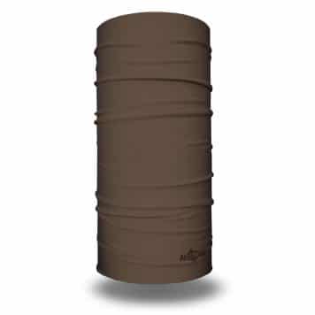 image of tubular bandana in brown color