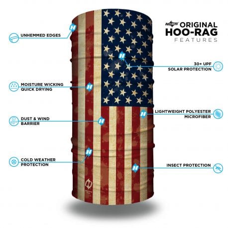 classic american flag bandana features list