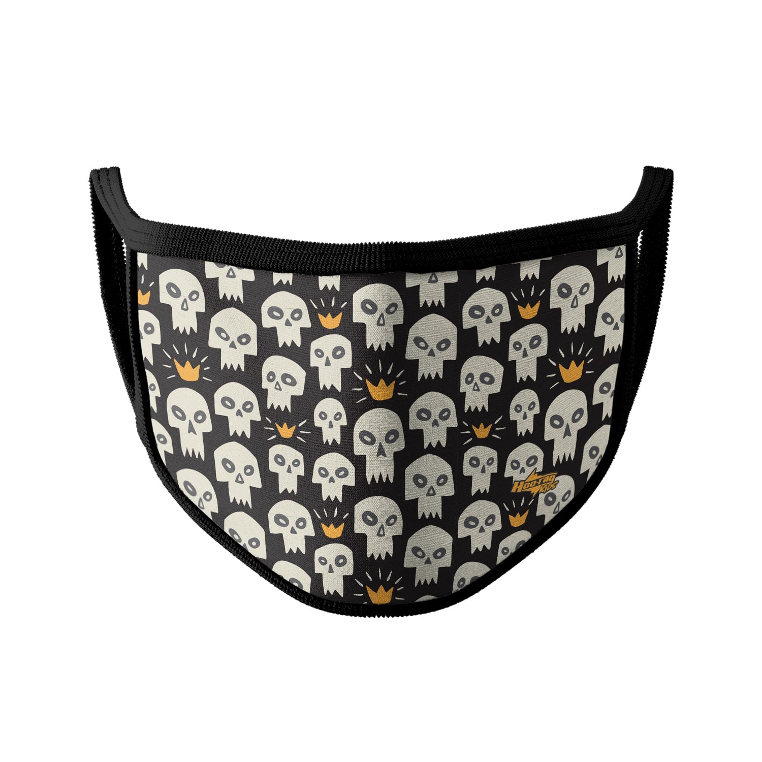 Skull King Kids Ear Loop Face Mask - Hoo-rag